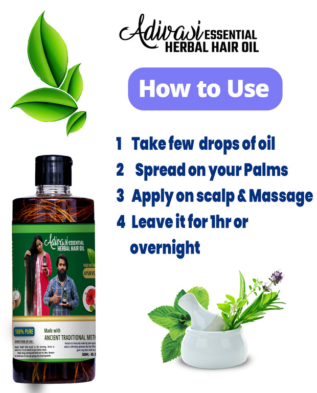 Adivasi Herbal Hair Oil🌿