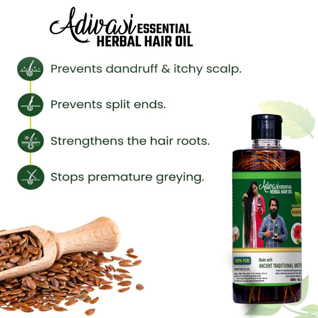 Adivasi Herbal Hair Oil🌿